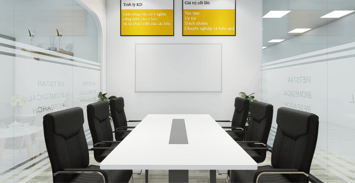 Phòng họp đẹp hiện đại nhỏ tiện nghi
