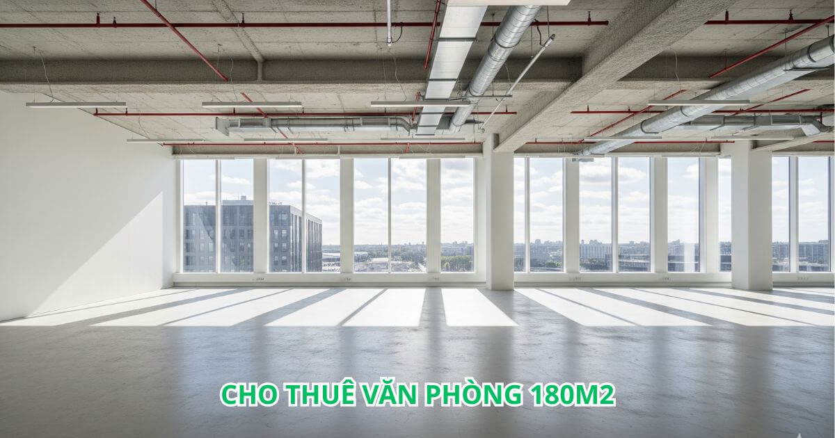 nhu cầu cho thuê văn phòng 180m2