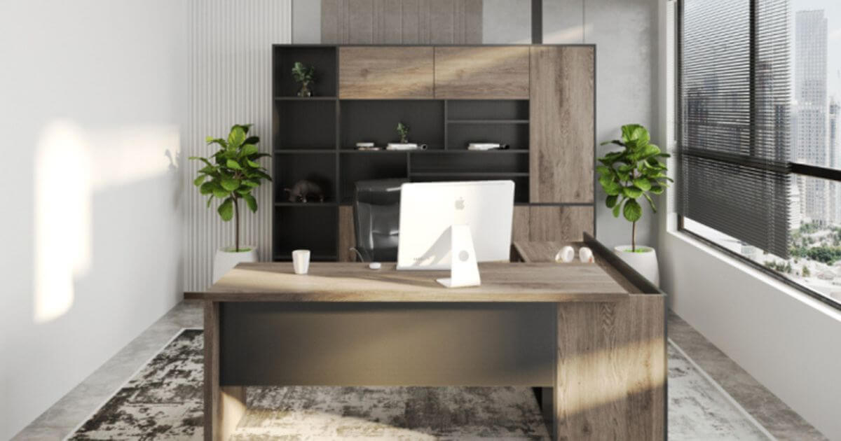 phong cách thiết kế văn phòng 10m2 xanh thân thiện