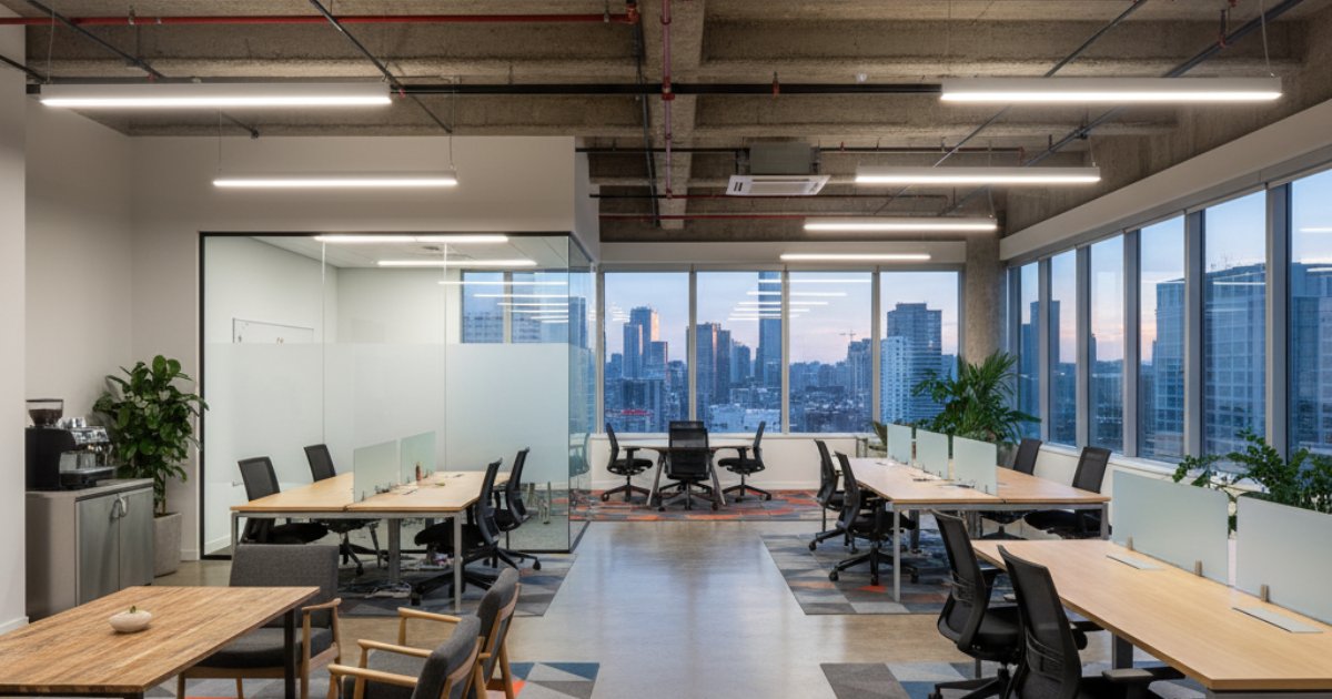 Cơ sở vật chất và thiết kế của văn phòng hạng B