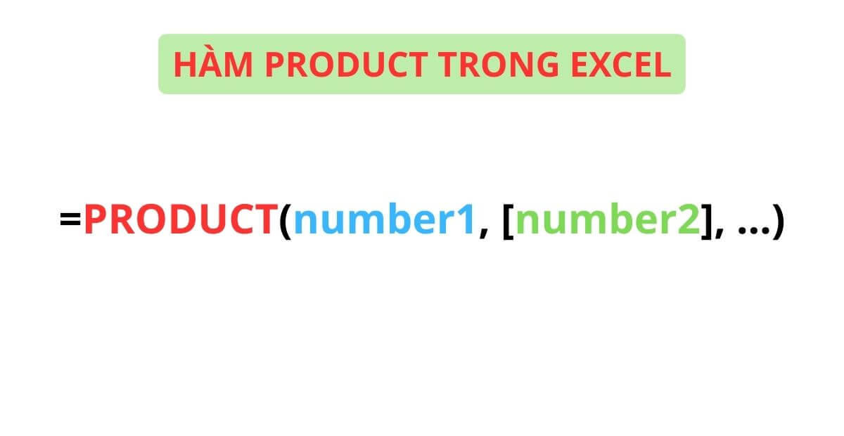 cú pháp và cách dùng hàm product