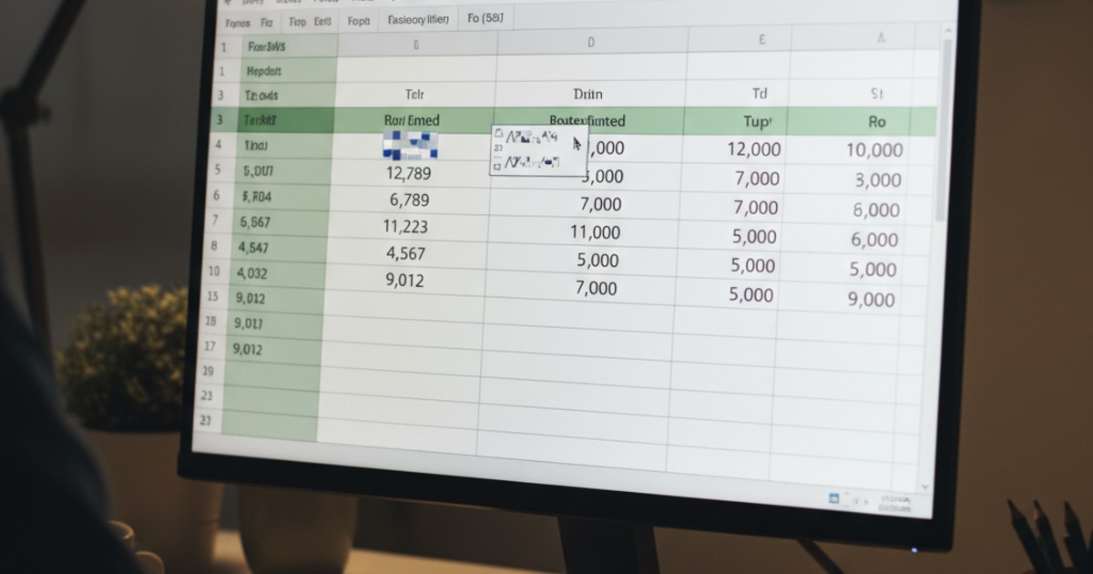 làm tròn số đến hàng nghìn trong excel
