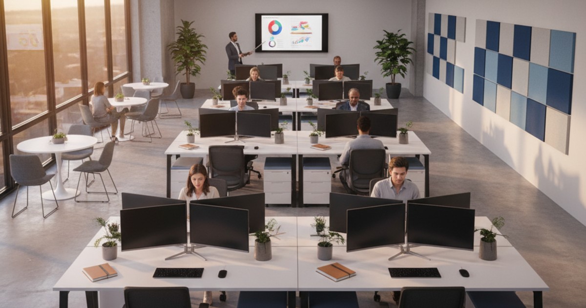 Tầm quan trọng của việc tuân thủ nguyên tắc bố trí văn phòng làm việc