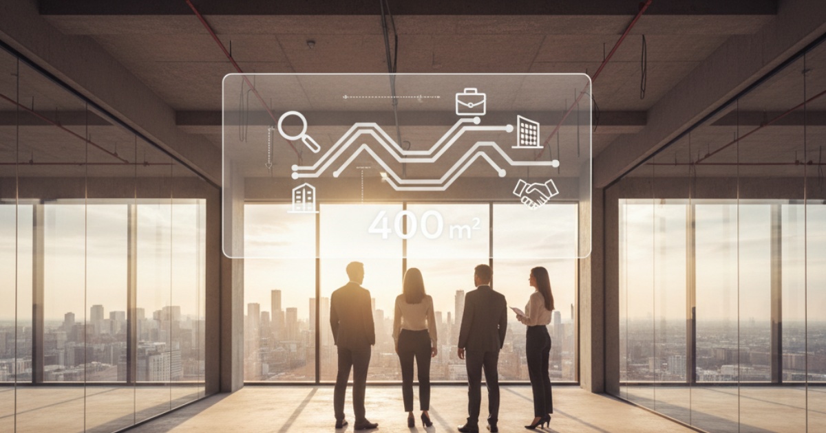 Quy Trình Tìm Kiếm Và Thuê Văn Phòng 400m2 Hiệu Quả