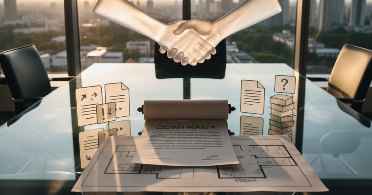 Quy Trình và Lưu Ý Khi Ký Hợp Đồng Thuê Văn Phòng 450m2