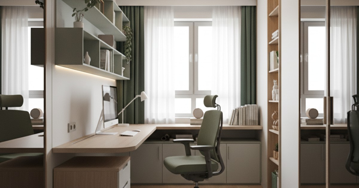 Nguyên tắc vàng trong thiết kế văn phòng 10m2