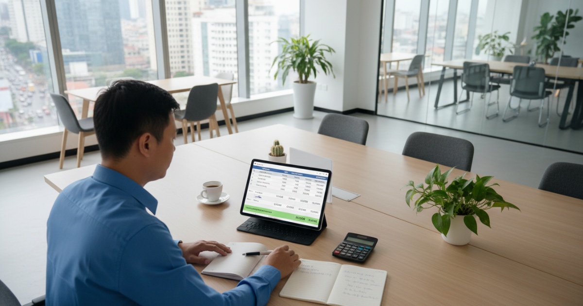 Cách tính toán chi phí thuê văn phòng 140m2 thực tế