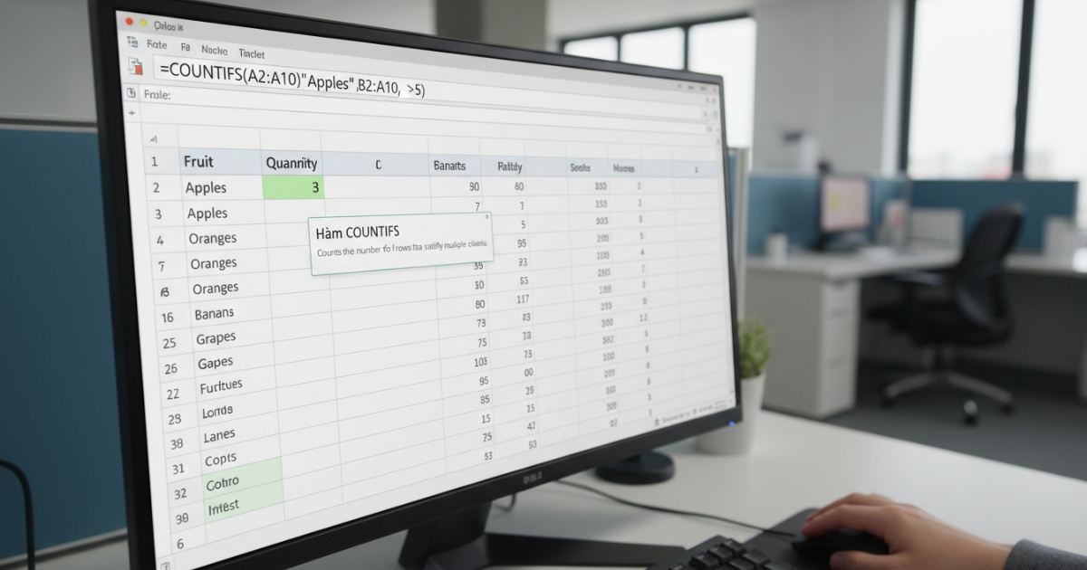 hàm countifs