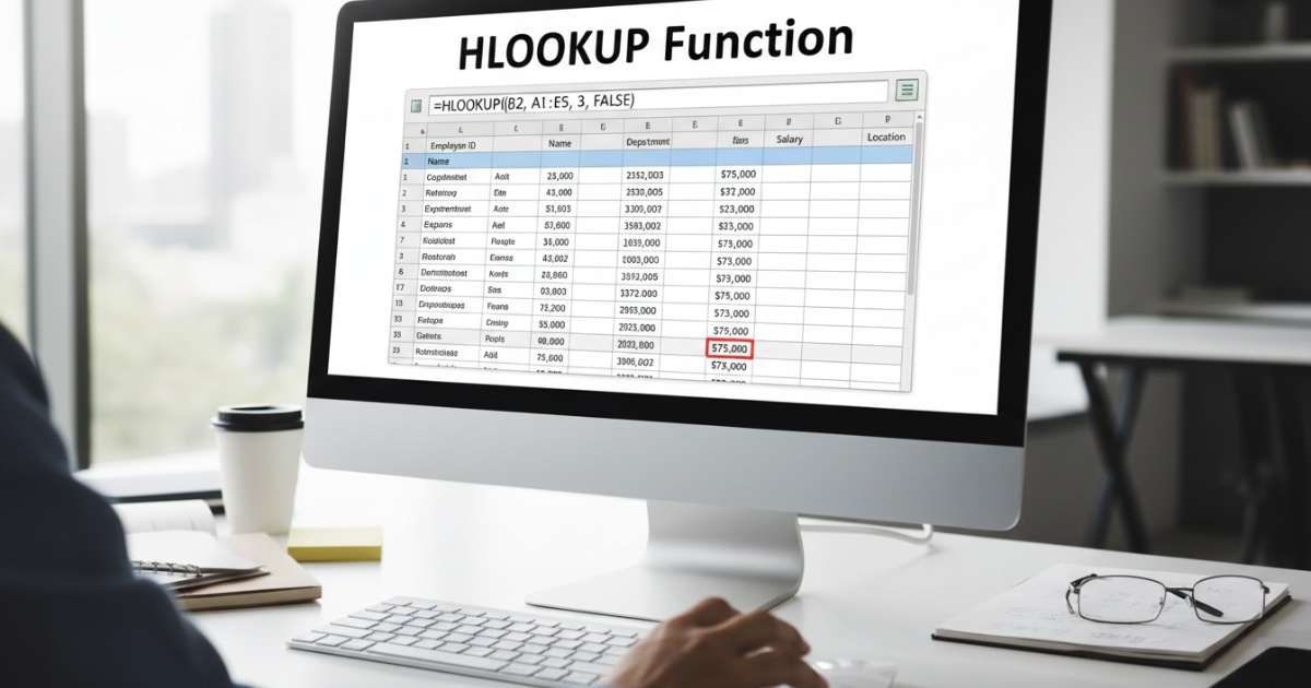 hàm hlookup