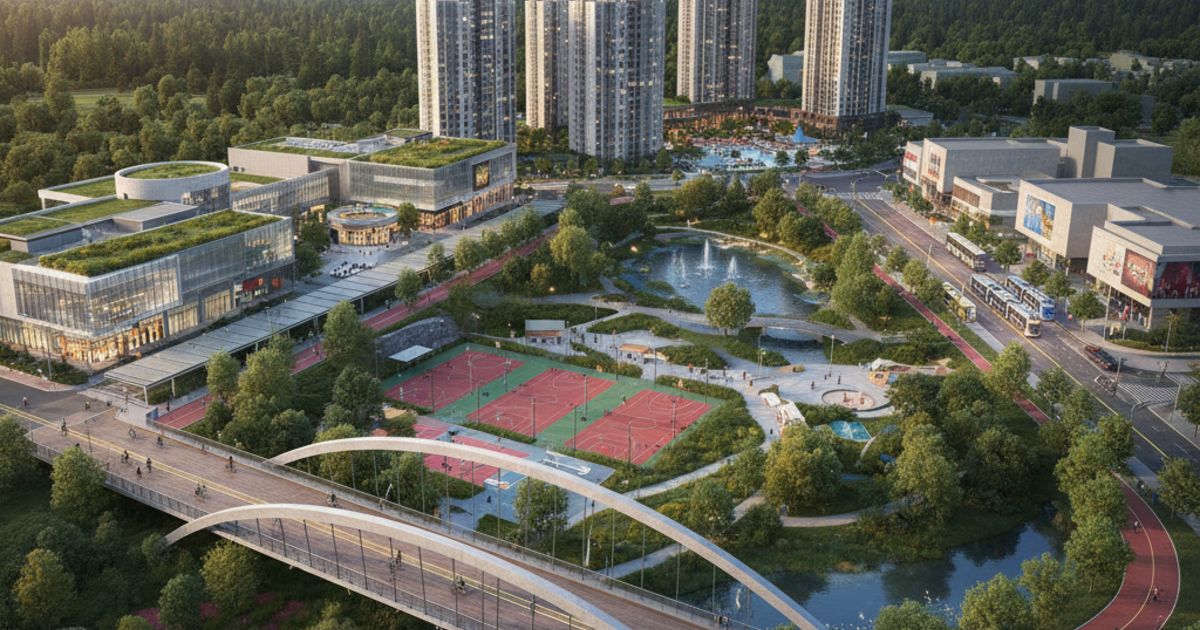 Hệ thống tiện ích ngoại khu đa dạng