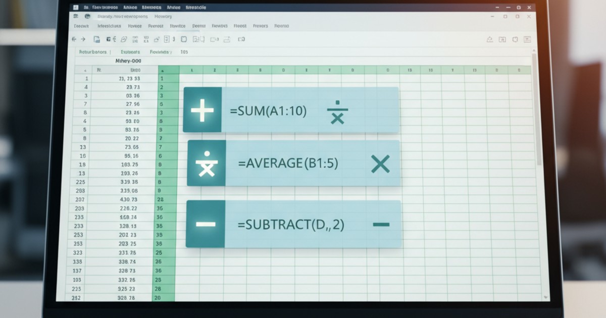 Các hàm trong excel dùng để thực hiện các phép tính số học