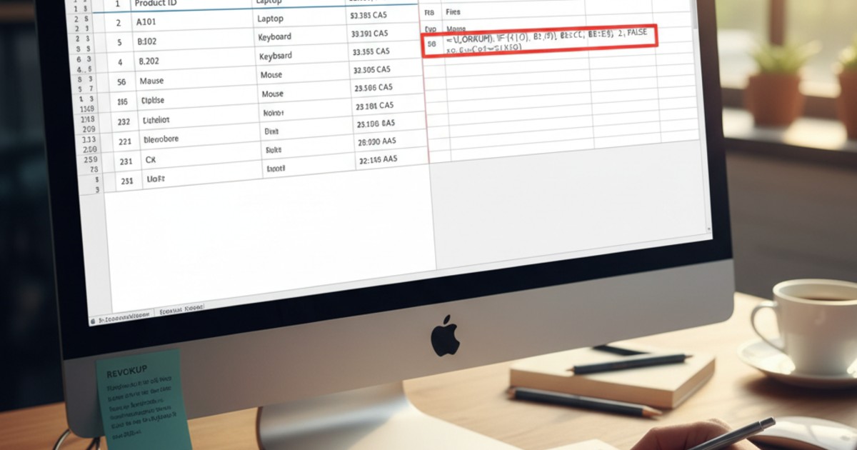 Tại sao bạn cần sử dụng hàm vlookup ngược trong Excel