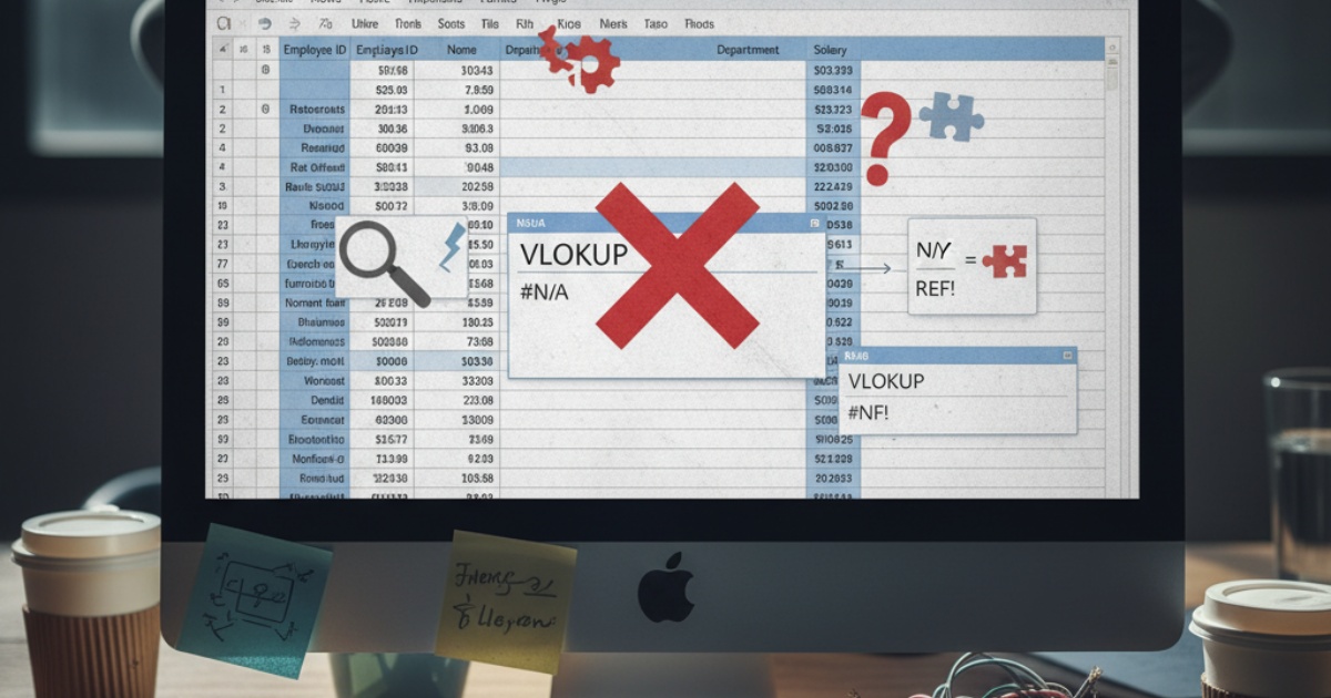 Các lỗi thường gặp khi áp dụng ví dụ hàm vlookup vào thực tế