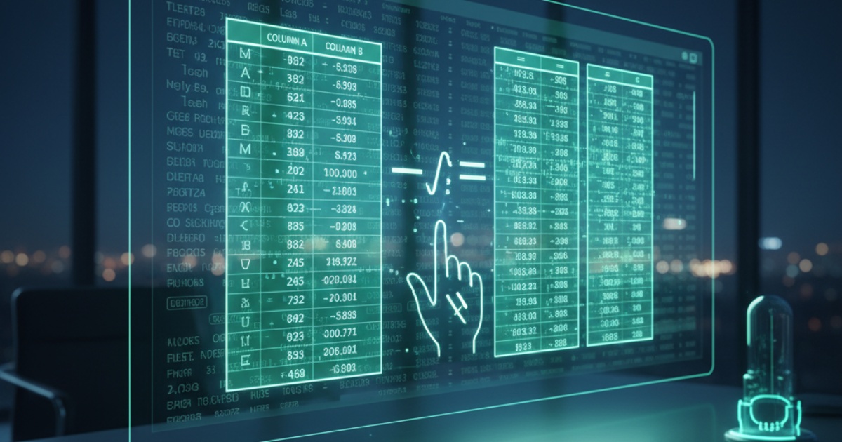 Cách áp dụng hàm trừ 2 cột trong excel cho dữ liệu lớn