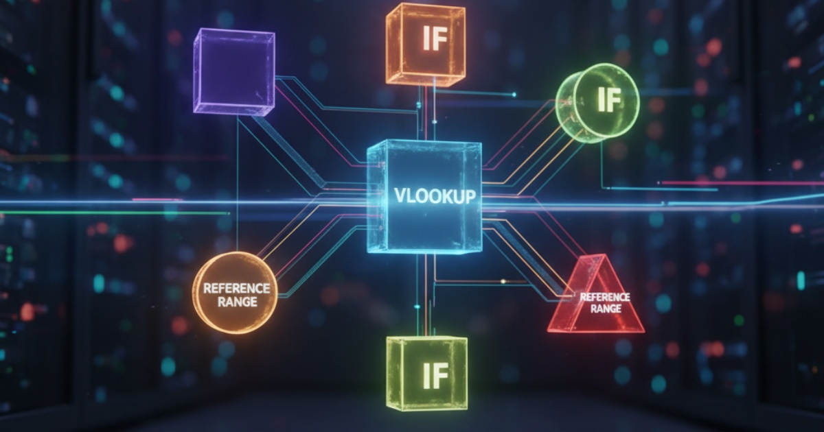 Cách sử dụng hàm vlookup kết hợp hàm if nhiều điều kiện để chọn vùng tham chiếu