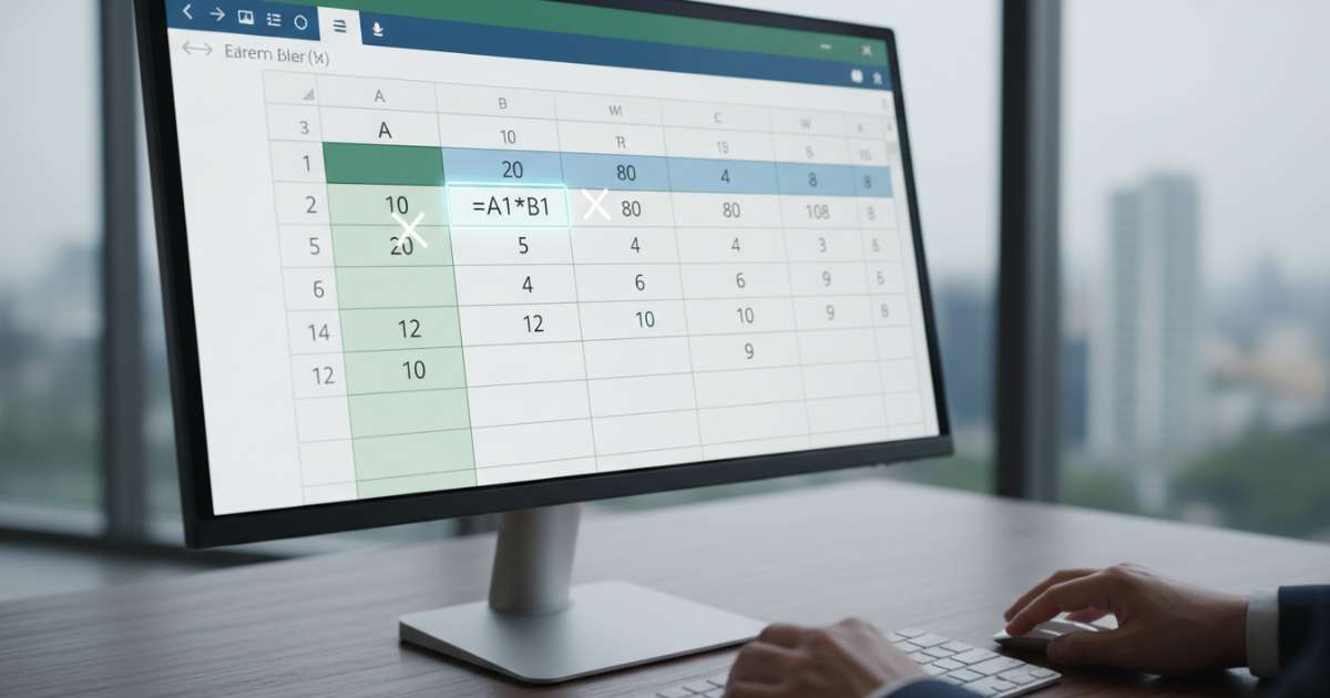 hàm nhân trong excel