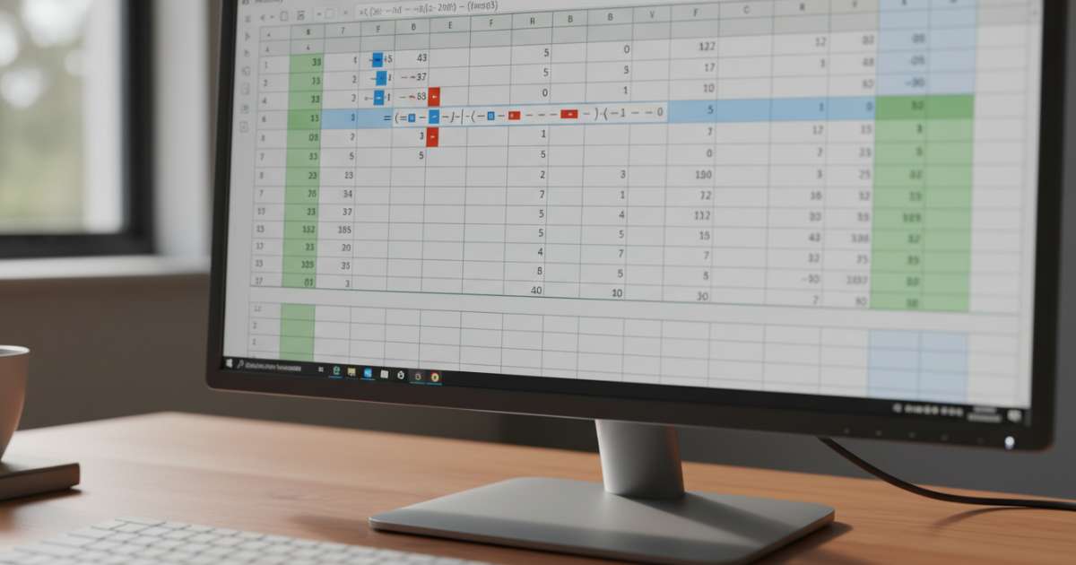 hàm trừ trong excel