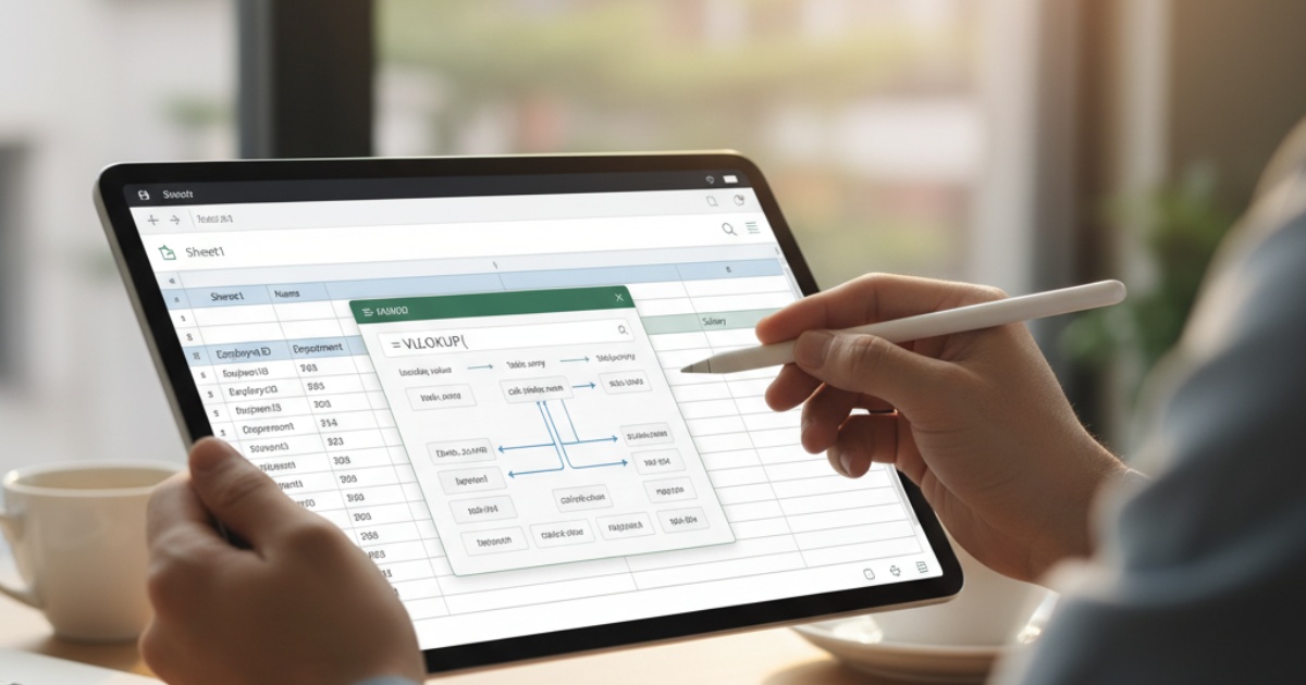 Hướng dẫn chi tiết cách dùng hàm vlookup giữa 2 sheet