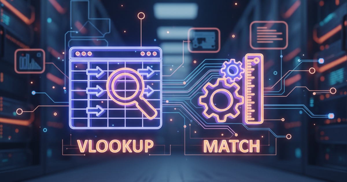 Khái niệm cơ bản về hàm vlookup và match