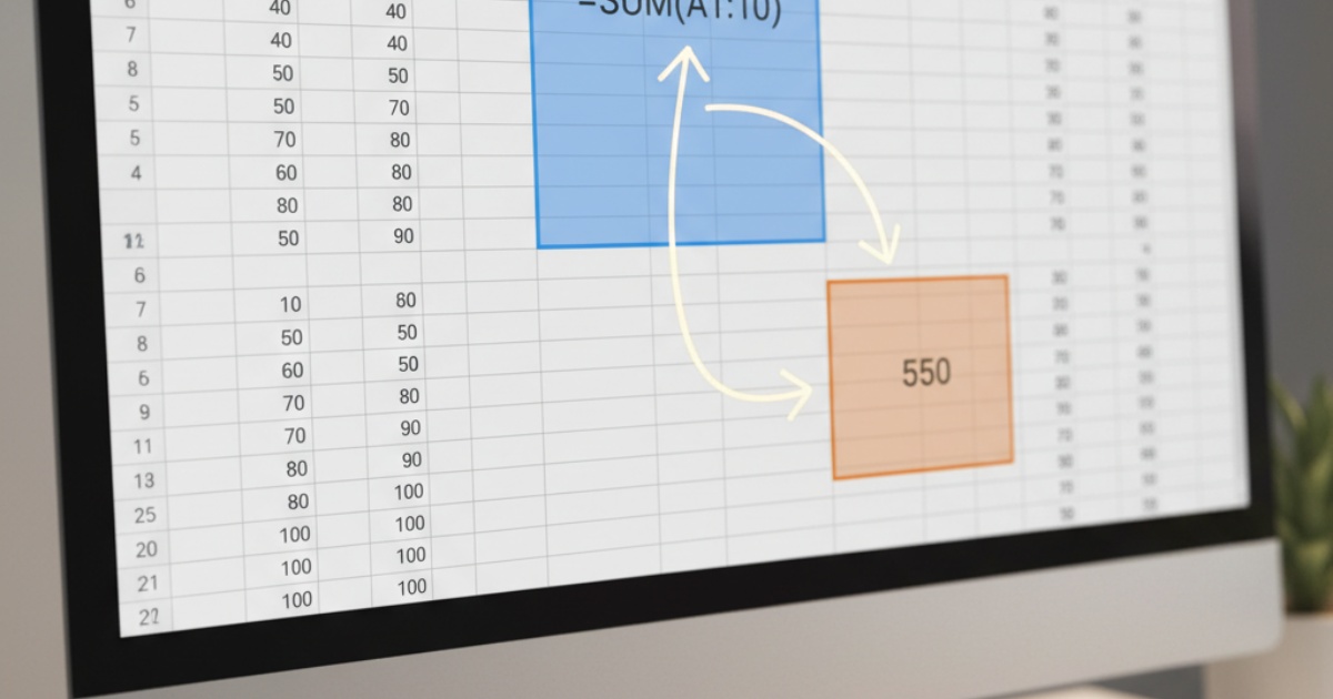 Khái niệm và cú pháp cơ bản của hàm sum trong google sheet