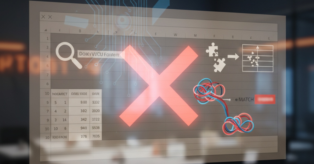 Một số lỗi thường gặp khi sử dụng hàm vlookup và match