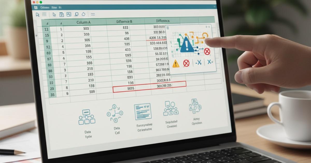 Một số lưu ý quan trọng khi dùng hàm trừ 2 cột trong excel