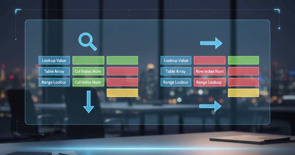Tiêu chí phân biệt vlookup và hlookup chi tiết nhất