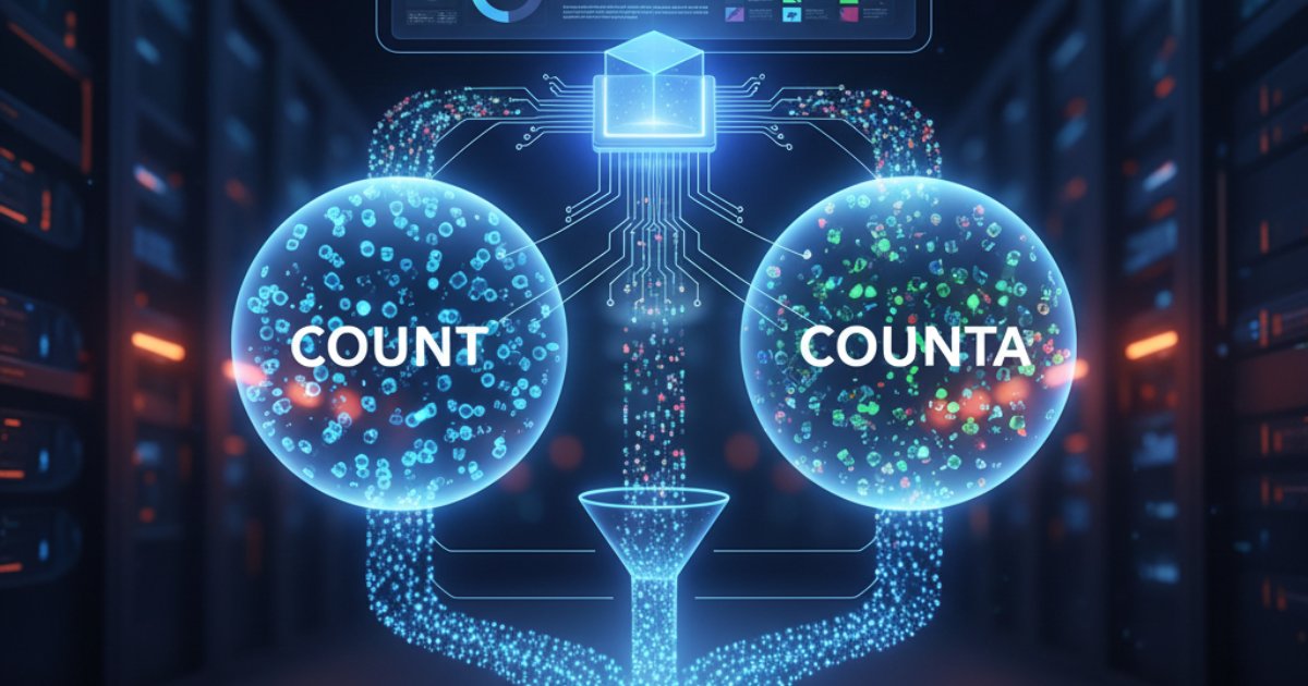 Tổng quan về vai trò của hàm count và counta trong xử lý dữ liệu