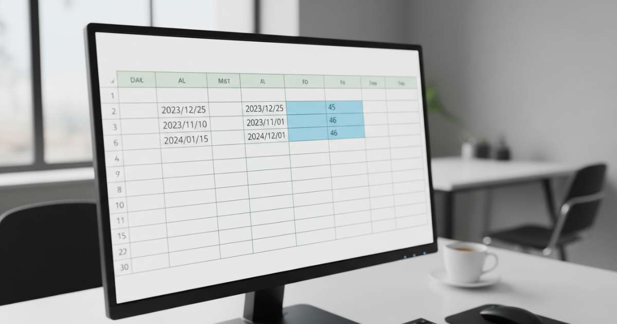 trừ ngày tháng trong excel