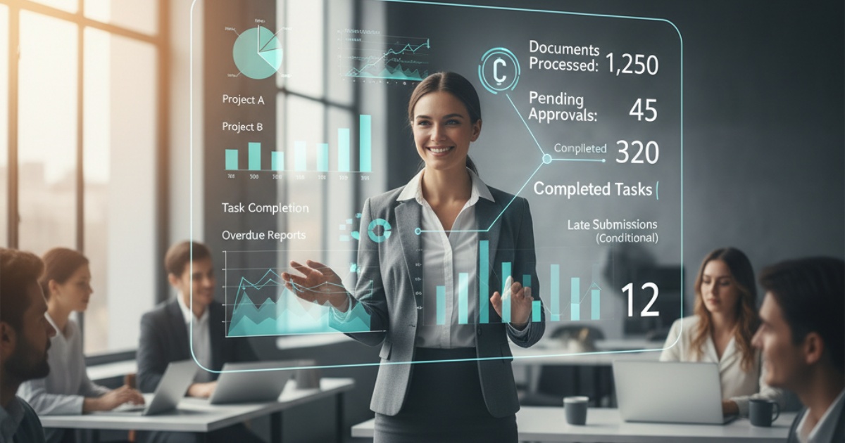 Ứng dụng thực tế của hàm count có điều kiện trong quản lý văn phòng