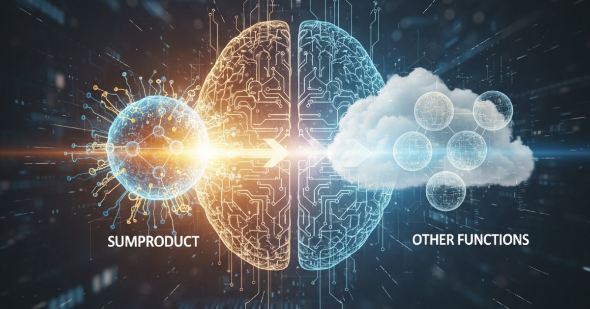 Ưu điểm của hàm sumproduct so với các hàm khác