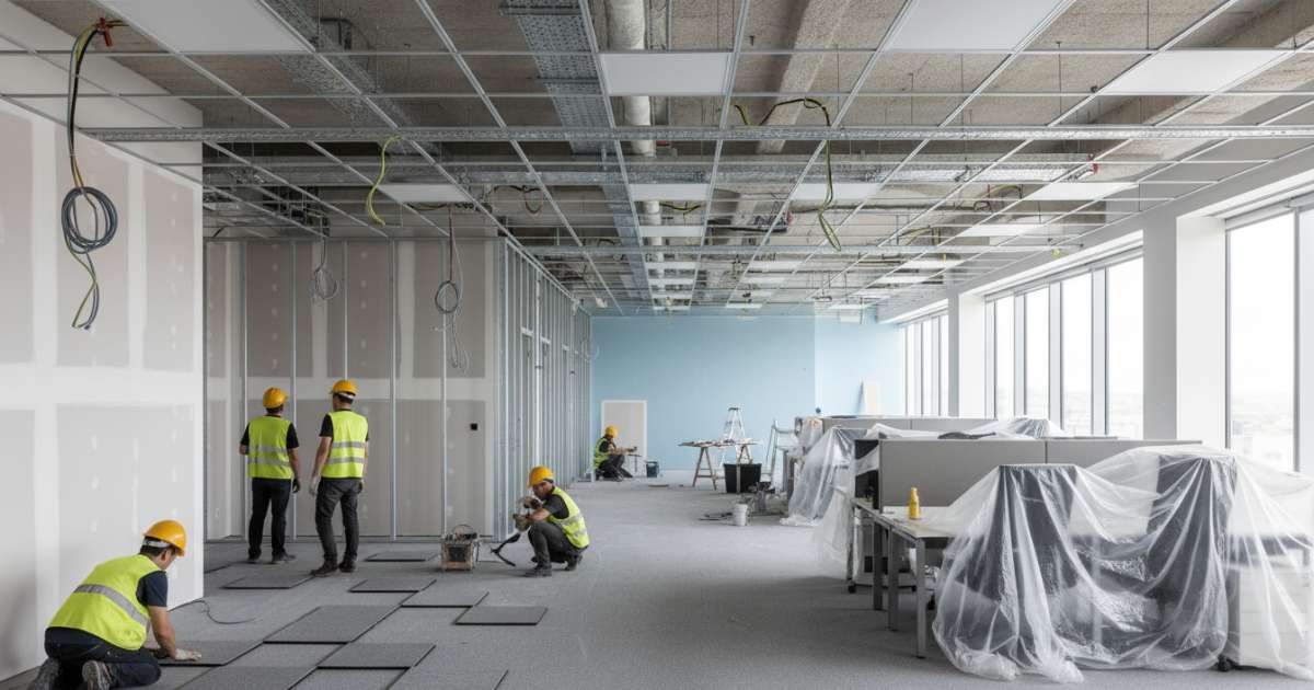 Chi tiết các hạng mục sửa chữa văn phòng cơ bản