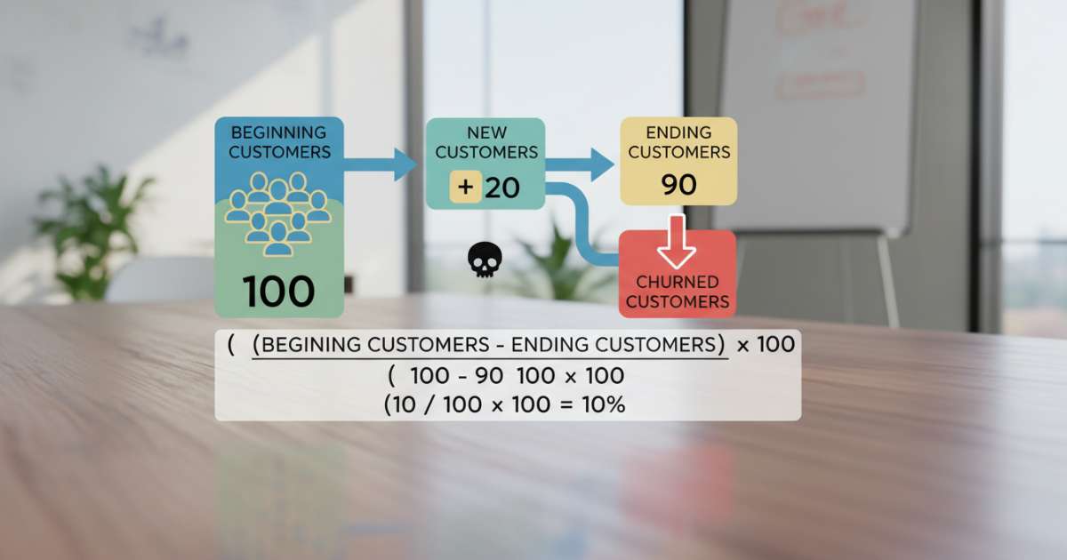 Cách tính toán customer churn rate hiệu quả