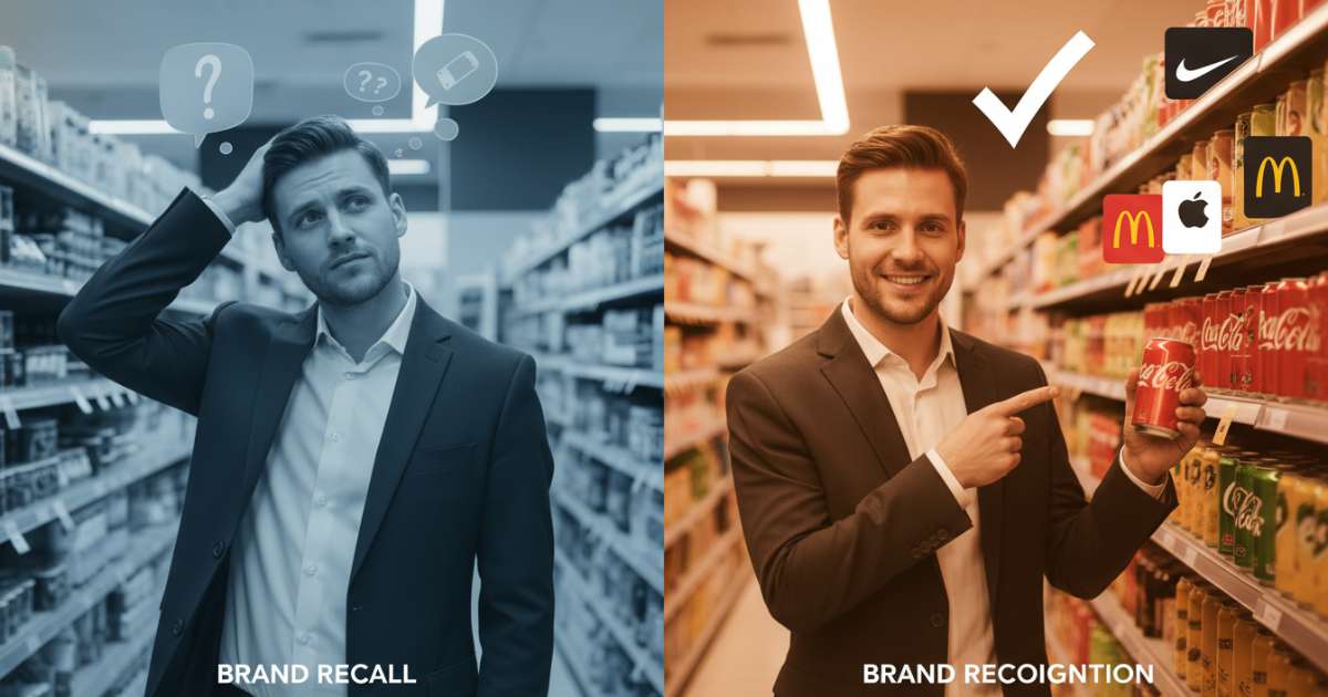 Phân biệt giữa brand recall và brand recognition