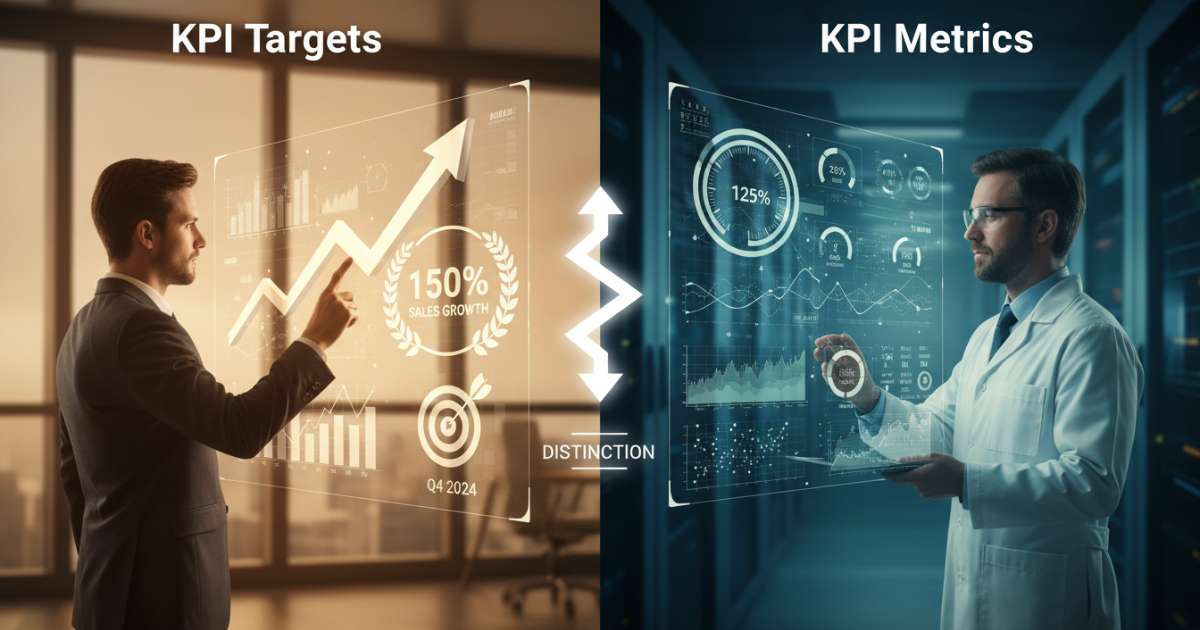 Phân biệt rõ ràng giữa chỉ tiêu kpi và chỉ số kpi