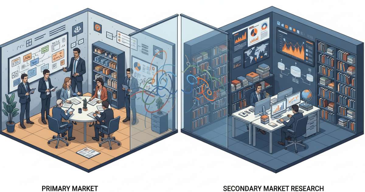 Primary and secondary market research methods