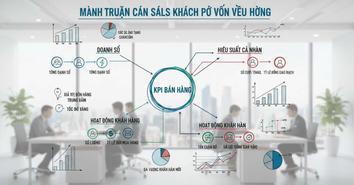 Cách tính kpi bán hàng phổ biến cho doanh nghiệp