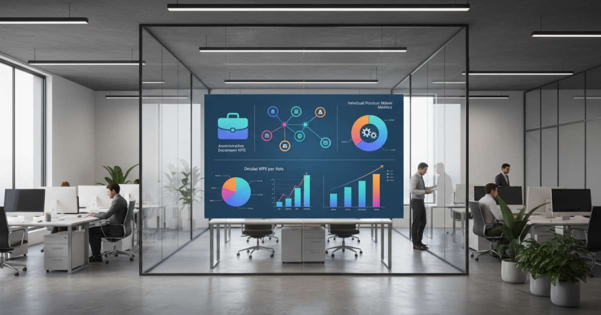 Mẫu kpi cho phòng hành chính chi tiết cho từng vị trí